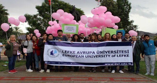  LAÜ “Meme Kanseri Farkındalık Yürüyüşü” ile meme kanserine dikkatleri çekti