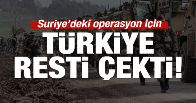  Türkiye Suriye'ye gireceğim derse girer
