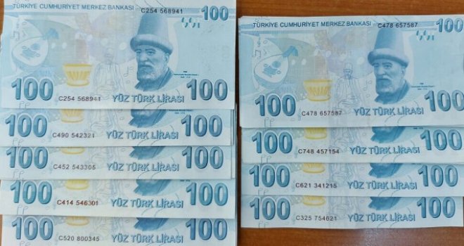 100 TL’lik sahte banknotlara dikkat!