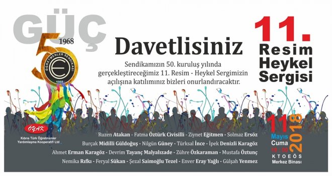 “11. RESİM VE HEYKEL SERGİSİ” YARIN AÇILACAK..