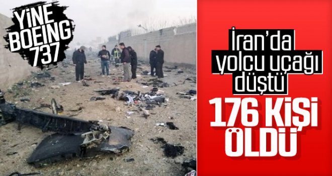 180 kişiyi taşıyan Ukrayna uçağı İran’da düştü