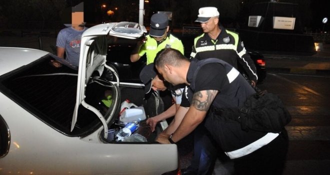 2 bin 187 sürücü kontrol edildi: 35 araç trafikten men