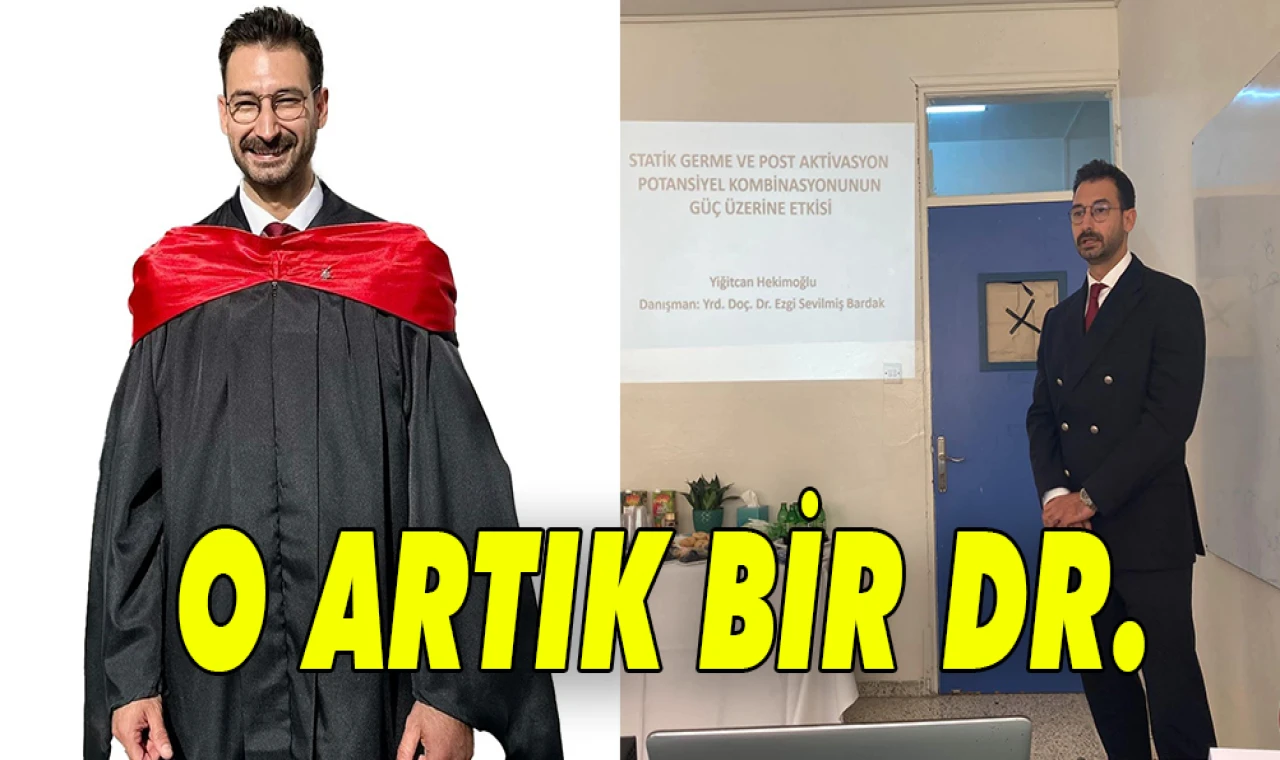 Milli Atletimiz YİĞİTCAN HEKİMOĞLU’NDAN BİR BAŞARI DA AKADEMİK ALANDA