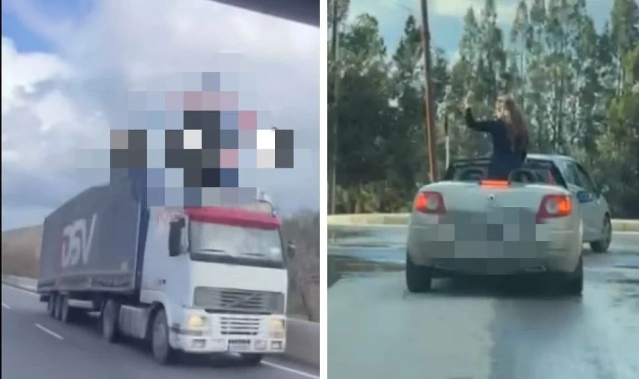 Lefkoşa-Güzelyurt yolunda ters yön ve tehlikeli yolculuk yapan sürücüler rapor edildi