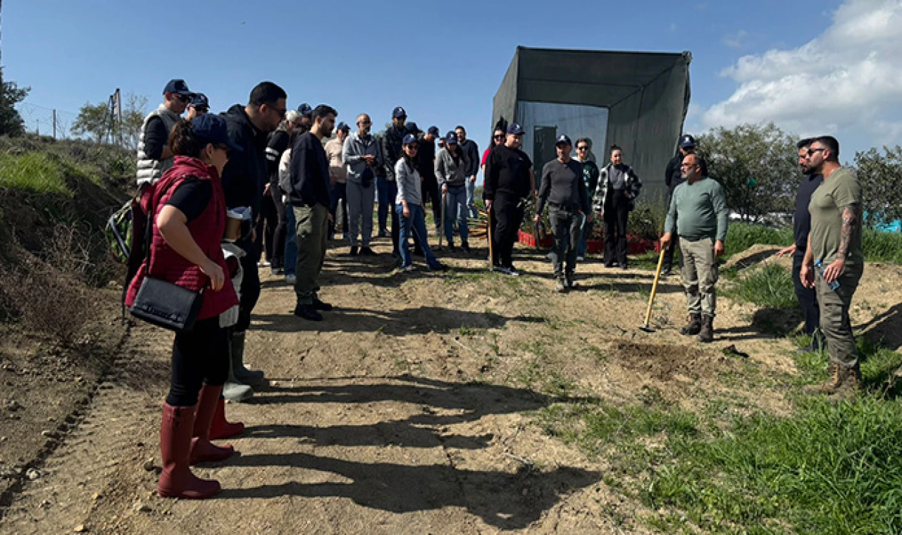 İMO Ormanı büyüyor: 400 fidan daha toprakla buluşturuldu