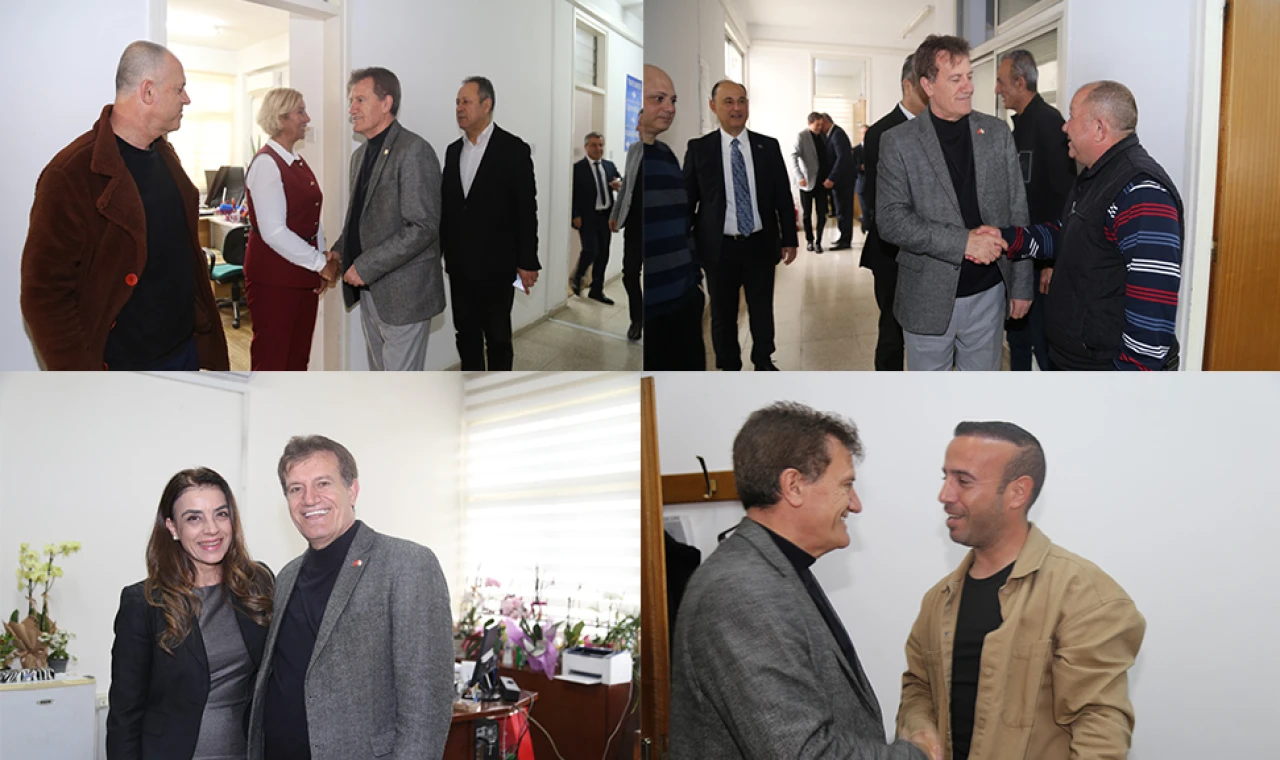 Arıklı, bakanlık personeli ile bayramlaştı