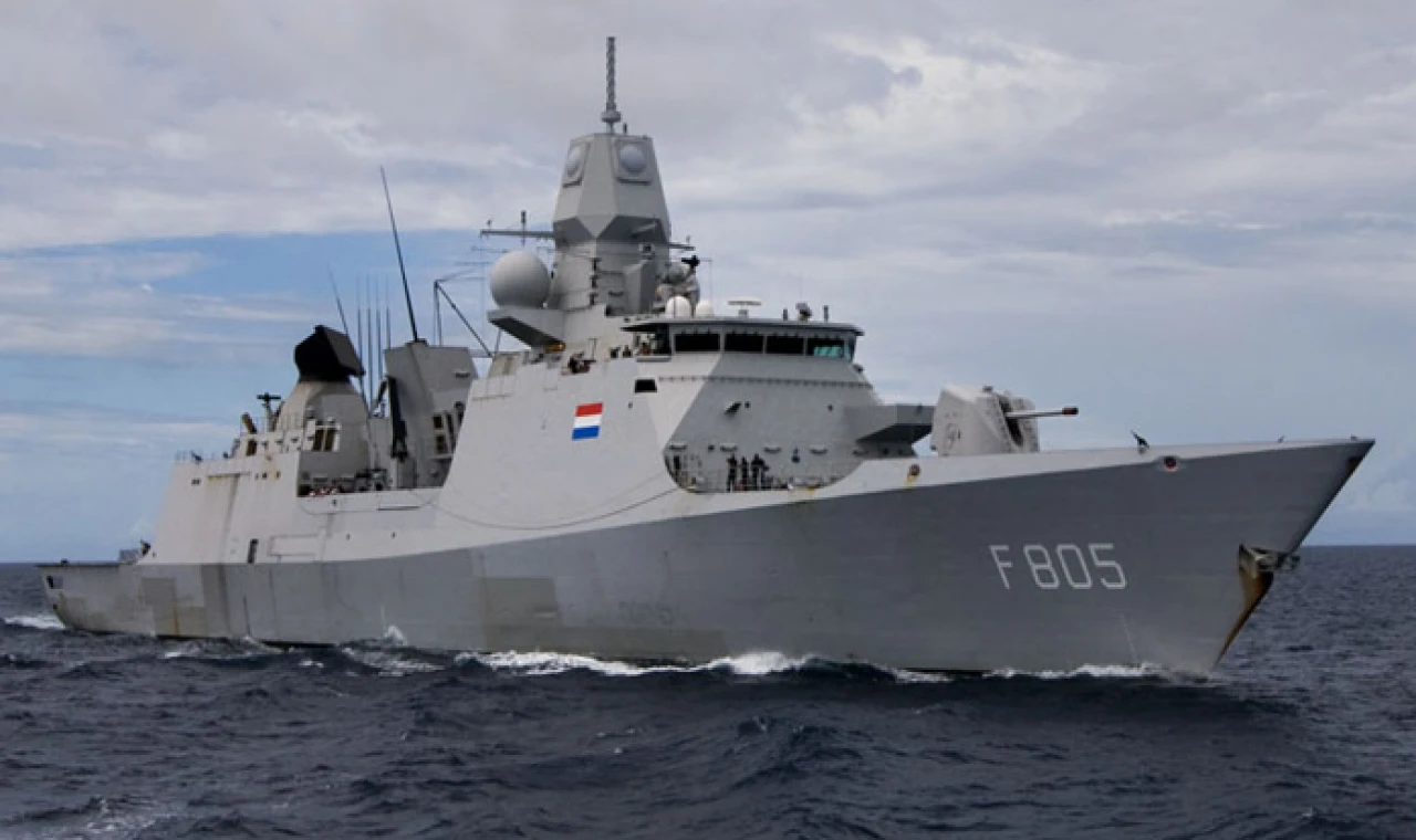 Hollanda’nın “HNLMS Evertsen” fırkateyni de Kıbrıs’a geliyor