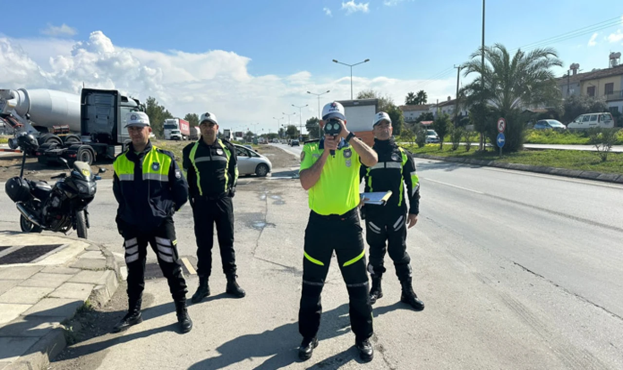 45 araç trafikten men edildi, iki araç sürücüsü tutuklandı!