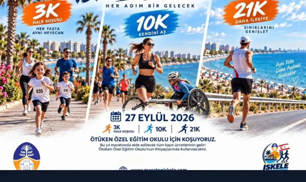 "İskele Uluslararası Yarı Maratonu" pazar günü koşulacak