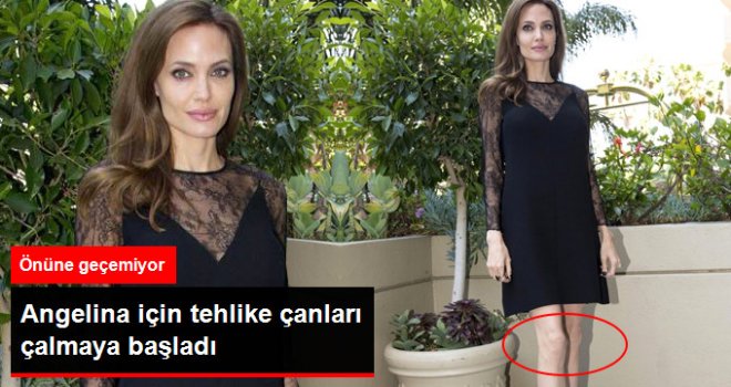 38 Kiloya Kadar Düşen Angelina Jolie İçin Tehlike Çanları Çalıyor