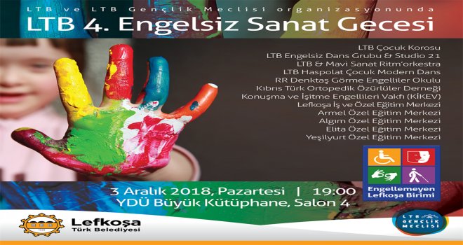 '4. Engelsiz Sanat Gecesi' düzenlenecek