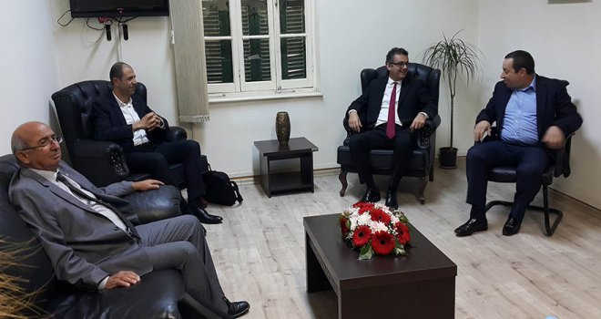 4 PARTİ BAŞKANI CTP’DE BİRARAYA GELDİ