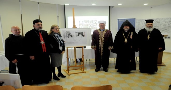 5 DİNİN TEMSİLCİLERİ ARA BÖLGEDEKİ ETKİNLİKTE BİRARAYA GELDİ