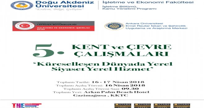 “5. KENT VE ÇEVRE ÇALIŞMALARI” TOPLANTISI PAZARTESİ GAZİMAĞUSA’DA YAPILIYOR..