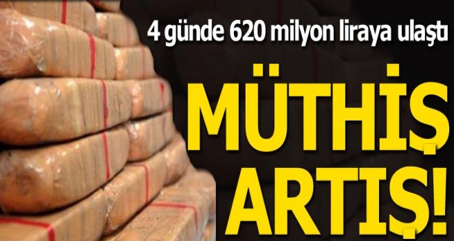 618.2 milyon liralık uyuşturucu yakalandı