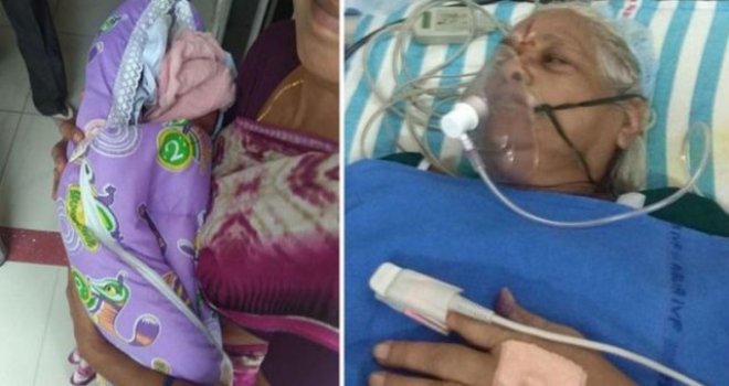 73 yaşındaki kadın ikiz doğurdu, 82 yaşındaki baba ertesi gün inme geçirdi