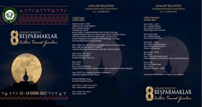 8. BEŞPARMAKLAR KÜLTÜR SANAT GÜNLERİ CUMA GÜNÜ BAŞLIYOR