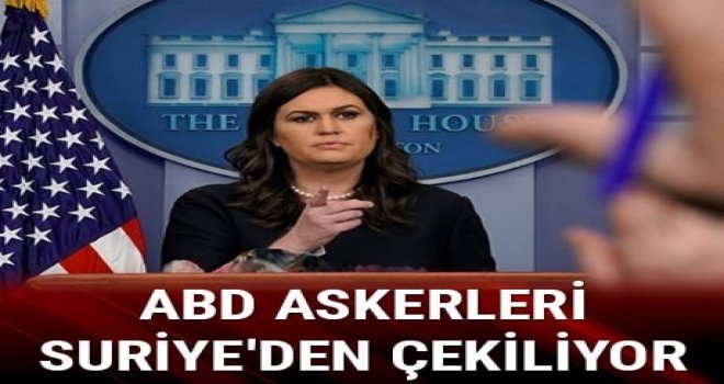 ABD askerleri Suriye'den çekiliyor