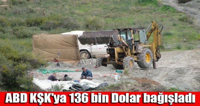 ABD KŞK'ya 136 bin Dolar bağışladı