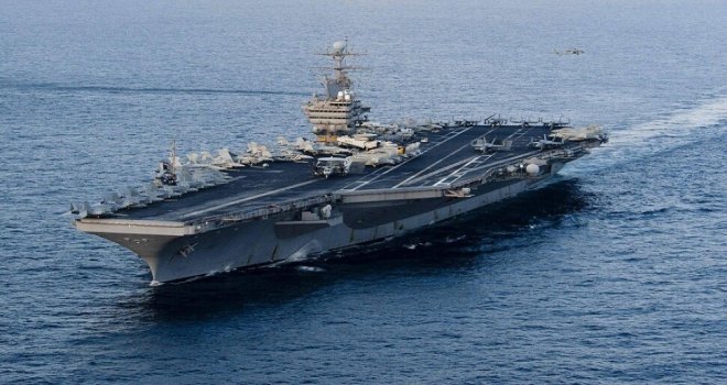 ABD uçak gemisi USS Abraham Lincoln Doğu Akdeniz’e geldi