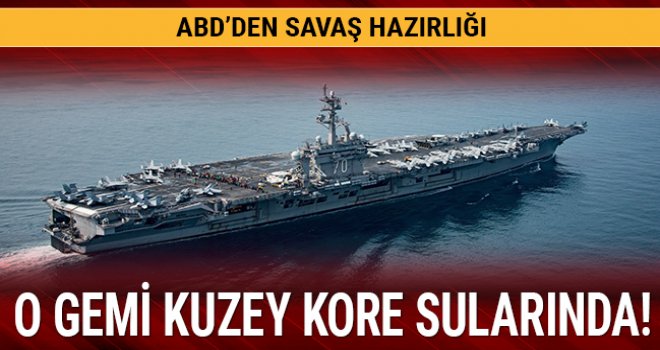 ABD, USS Nimitz uçak gemisini Kore sularına gönderdi