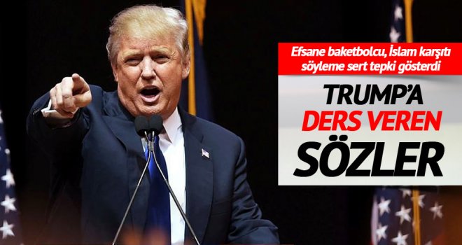 ABD'li efsane basketbolcudan Trump'a eleştiri