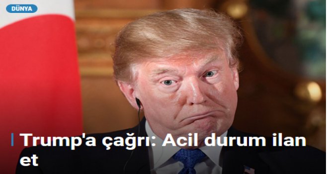 ABD'li senatörden Trump'a 'ulusal acil durum ilan et' çağrısı