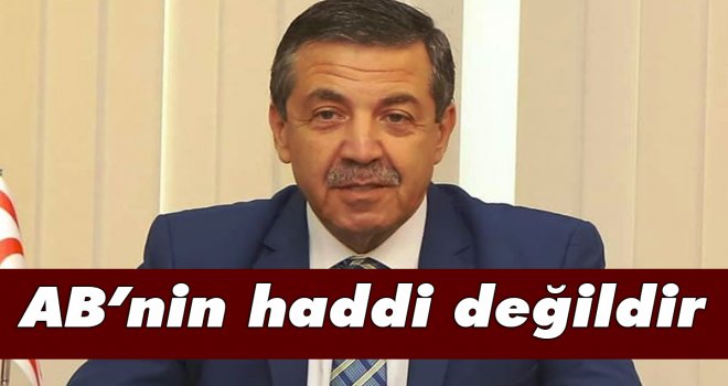 AB’nin açıklamasına yanıtı