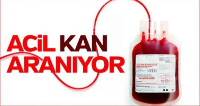 Acil Kan Aranıyor
