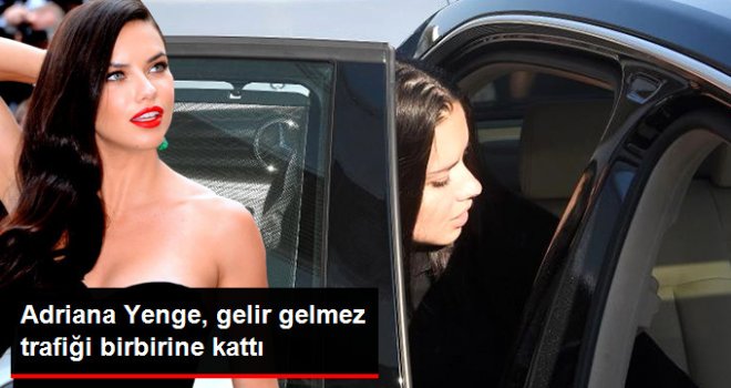 Adriana Lima Basından Kaçmak İçin Bodrum Trafiğini Birbirine Kattı
