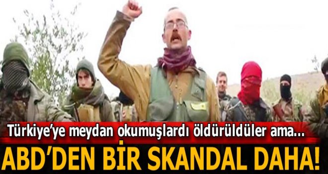 Afrin'de öldürülen teröristlerin cenazeleri ABD üssünde