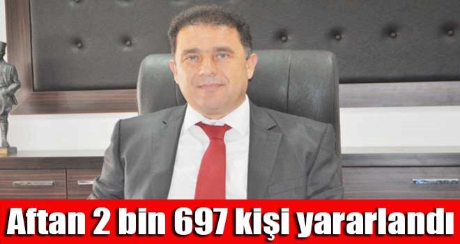 Aftan 2 bin 697 kişi yararlandı