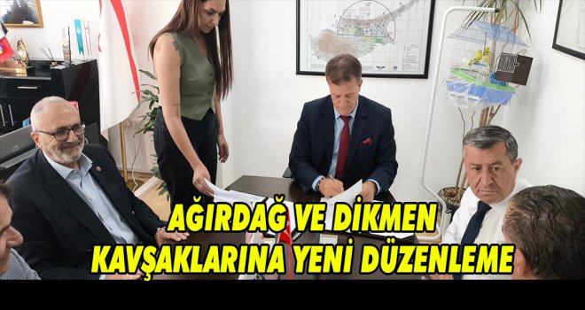 Ağırdağ ve Dikmet Kavşakları’na sinyalizasyon sistemleri kuruluyor. 
