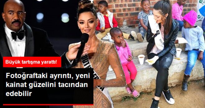 AIDS'li Çocukları Eldivenle Seven Yeni Kainat Güzeli, Tacından Olabilir