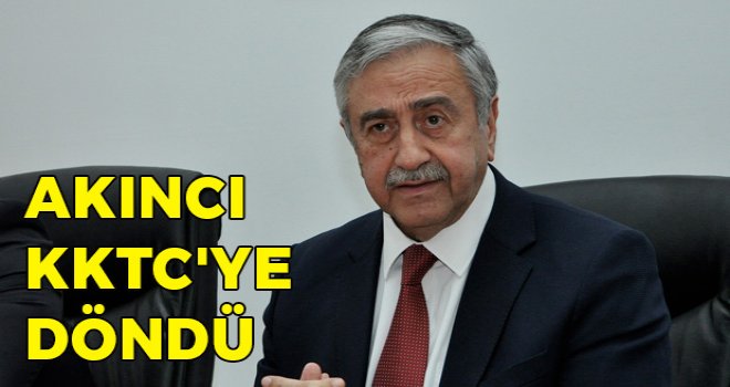Akıncı KKTC'ye Döndü