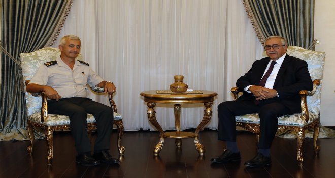 AKINCI, KTBK KOMUTAN VEKİLİ ALGAN’I KABUL ETTİ