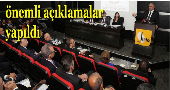 Akıncı müzakere süreciyle ilgili değerlendirmelerde bulundu.