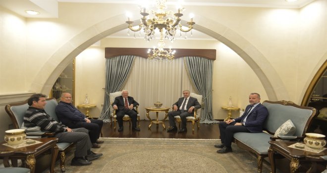 AKINCI, SİLİGULULAR DAYANIŞMA DERNEĞİ YETKİLİLERİNİ KABUL ETTİ