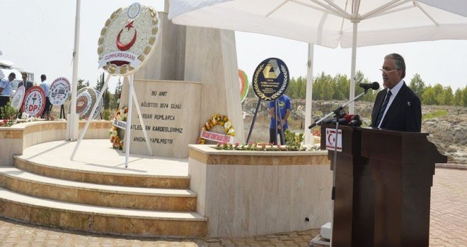 Akıncı: Vahşet nedeniyle tüm Rum toplumuna lanet okumak gerekmez