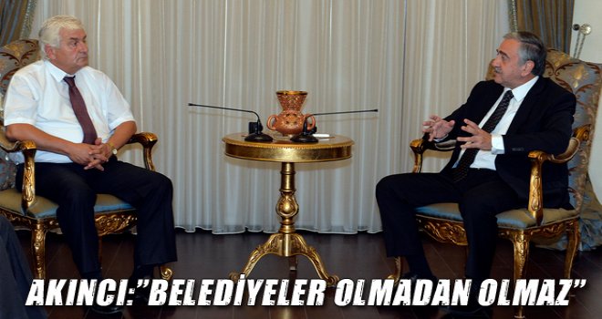 Akıncı'dan 'su' açıklaması