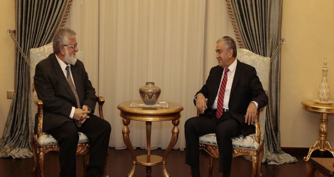 Akıncı,Taşıran ve Özdemir’i kabul etti