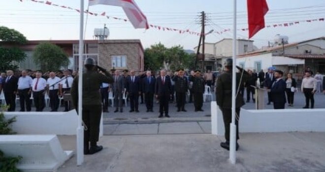 Alaminyo şehitleri anıldı: Kıbrıs Türk halkı sevinci, mutluluğu ve acıyı birlikte yaşadı