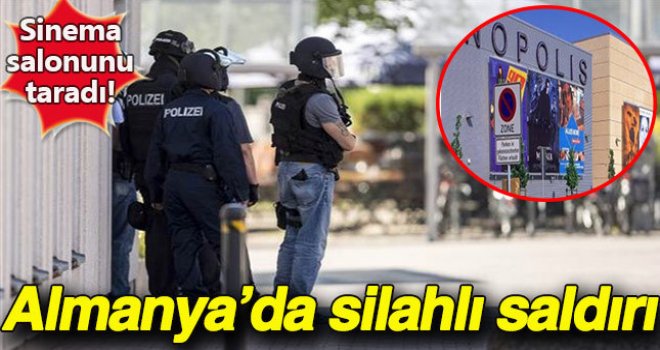 Almanya'da sinemada silahlı saldırı 