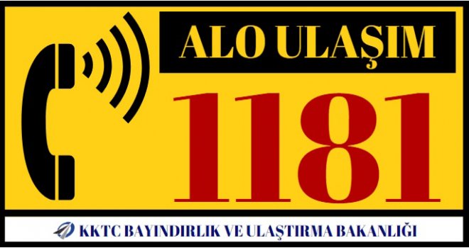 ALO ULAŞIM hattı bugün itibarıyla devrede