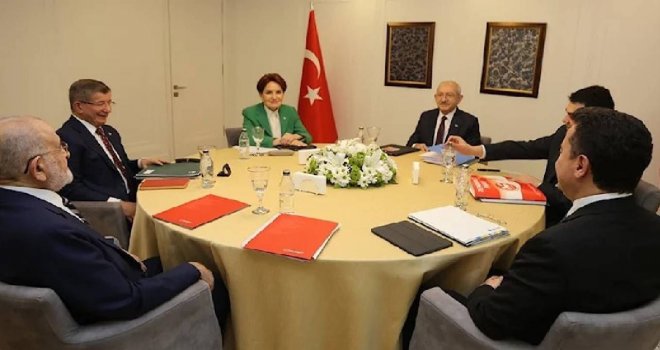 Altılı Masa 10'uncu kez toplandı