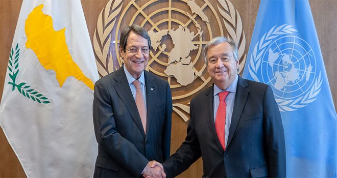 Anastasiades ile Guterres 23 Eylül'de görüşecek