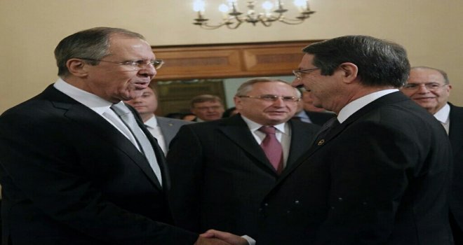 Anastasiadis, Lavrov İle Bir Araya Geldi