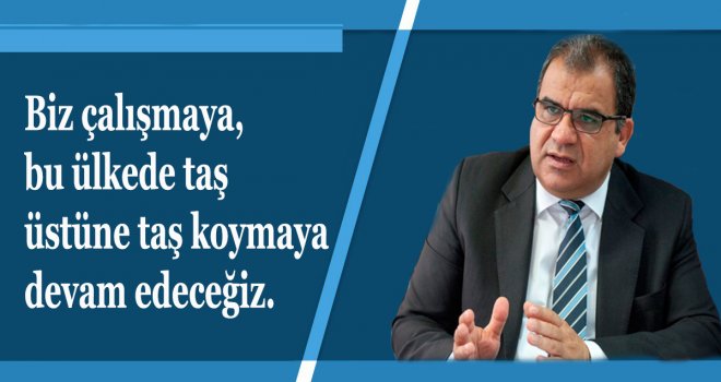 Anavatanımızın katkılarıyla projelerimizi yapmaya devam edeceğiz
