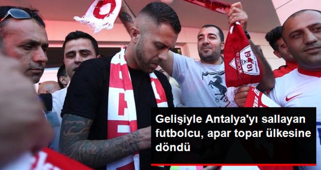 Antalyaspor'un Yıldızı Menez Ülkesine Döndü