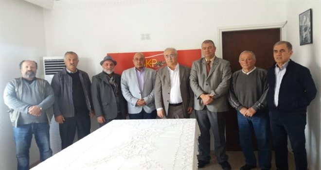 AP ADAYI KIZILYÜREK BKP’Yİ ZİYARET ETTİ
